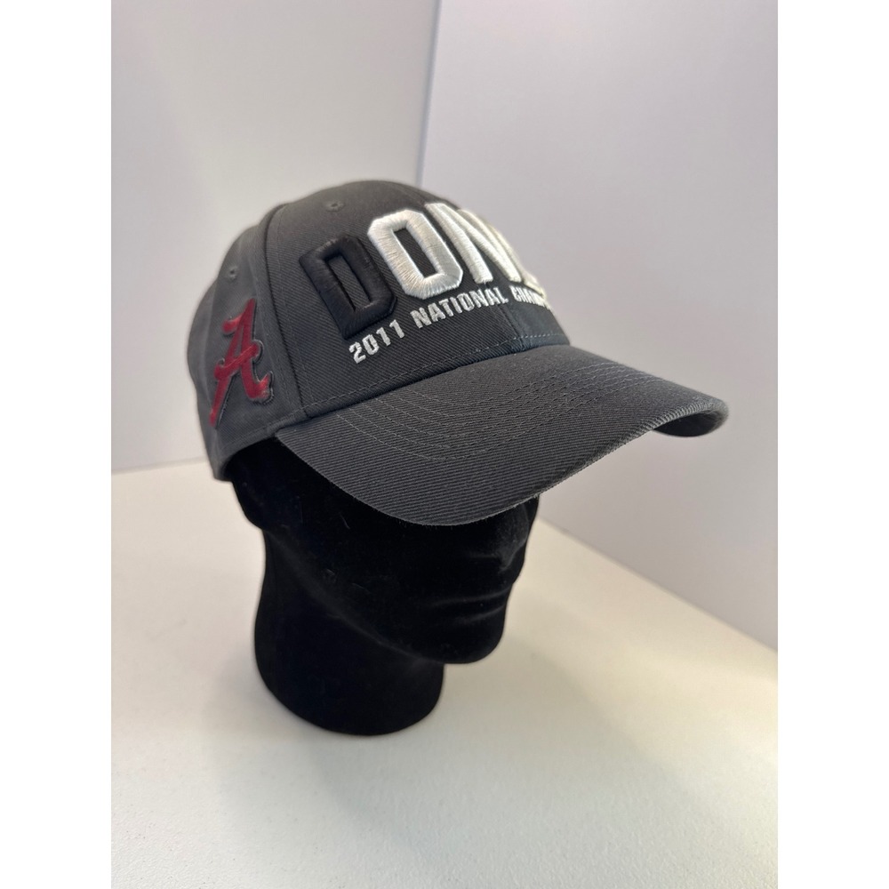 Nike Alabama Crimson Tide 2011 National Champions Hat Gray BCS Strapback Cap